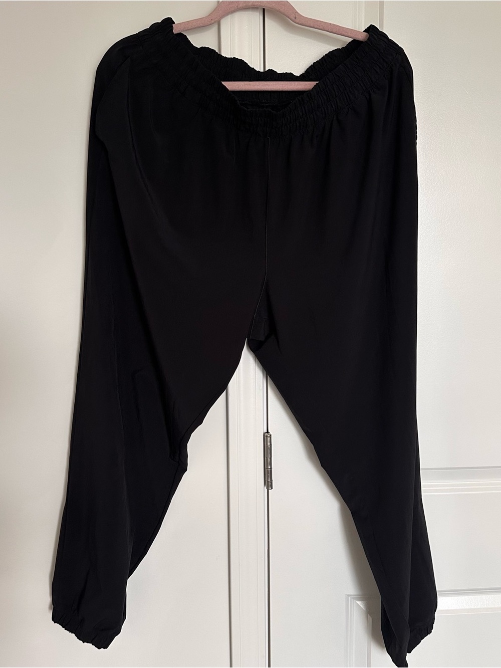 aerie Black Jogger Pants with Elastic Waist